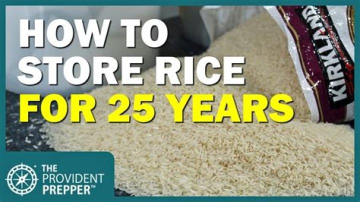 How do you store rice for a long time at home?
