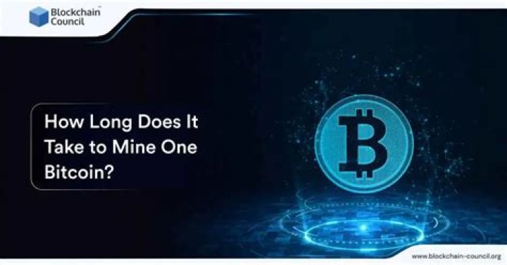 How long does it take to mine 1 crypto?