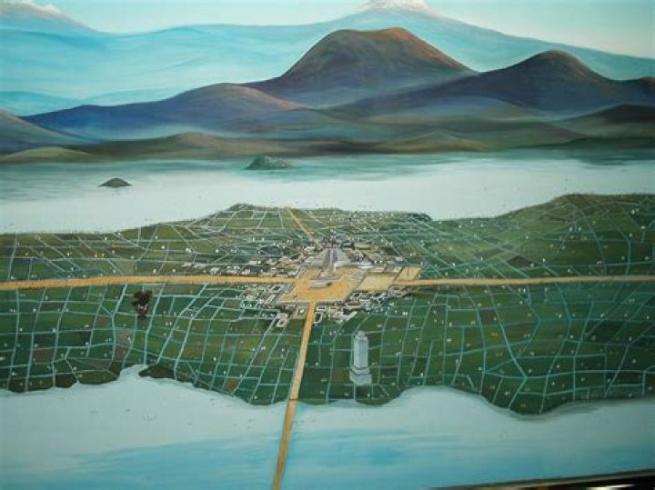 Was Mexico City built on a lake?