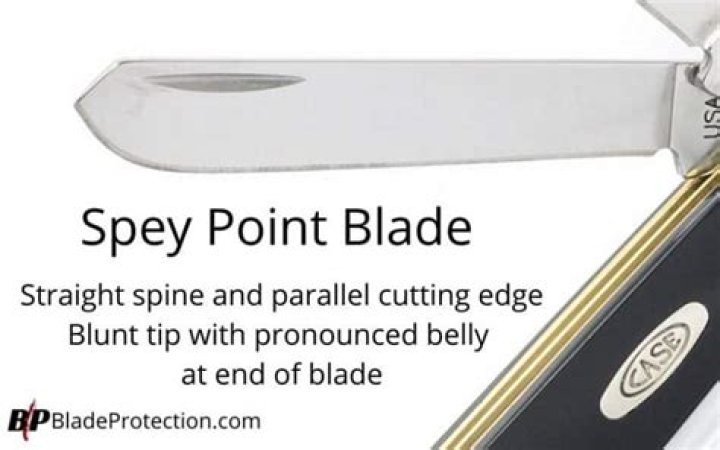 What is a spey knife blade?